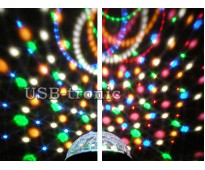 Диско шар LED Magic Ball Light Сфера СТАНДАРТ с MP3 плеером (6 цветов) с пультом
