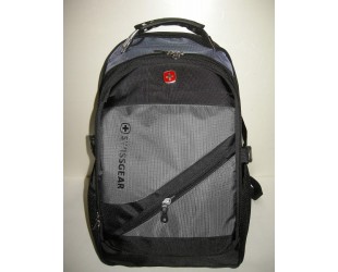 Серый городской рюкзак Swissgear 8810-3 с разъемами USB