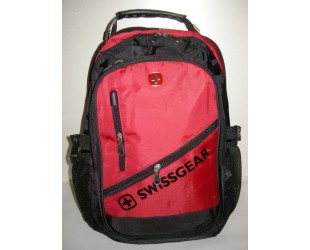 Красный городской рюкзак Swissgear 8815 с разъемами USB