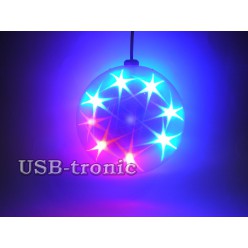 3D светодиодный шар Ceiling Colourful Star Light 14 см