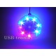 Цветной 3D светодиодный шар Ceiling Colourful Star Light 14 см