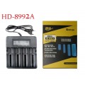Зарядное устройство HD-8992A для 4-х литиевых аккумуляторов 18650 и 26650