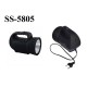 Светодиодный ручной аккумуляторный фонарь SS-5805 прожектор 1 W и светильник 18 LED 