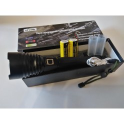 Ручной фонарь со светодиодом XHP90 H-783-P90 датчик зарядки 2х26650