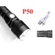 Мощный ручной фонарь со светодиодом XHP50 BL-A73-P50 аккумулятор 1 x 18650 