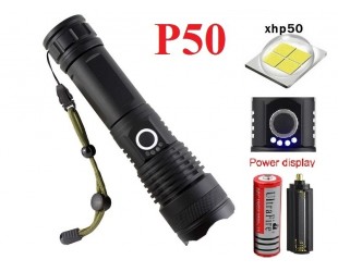 Мощный ручной фонарь со светодиодом XHP50 BL-X71-P50 аккумулятор 1 x 18650 