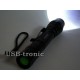 Мощный ручной аккумуляторный фонарь HL-036B-T6 2 батарейки 18650 Металлический корпус