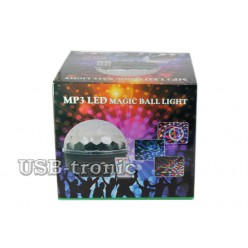 Диско шар Сфера LED Magic Ball Light с MP3 плеером (6 цветов)