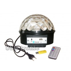 Диско шар Сфера BLUETOOTH Led Magic Ball Light с MP3 плеером 6 цветов Без кнопок 