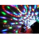 Светодиодный мини диско шар Led Party Light 3 RGB цвета с микрофоном и пультом 