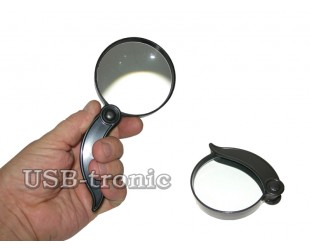 Складная ручная лупа Magnifying Glass с линзой 75 мм Кратность x2