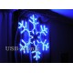 Светодиодная фигура Синяя снежинка 60 см Winner Light Дюралайт 10мм