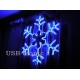 Светодиодная фигура Синяя снежинка 60 см Winner Light Дюралайт 10мм