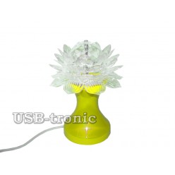 Светодиодная диско лампа "Цветок" на подставке