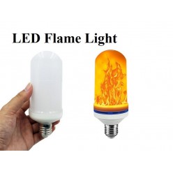 Светодиодная лампа Led Flame Light с эффектом пламени 3D